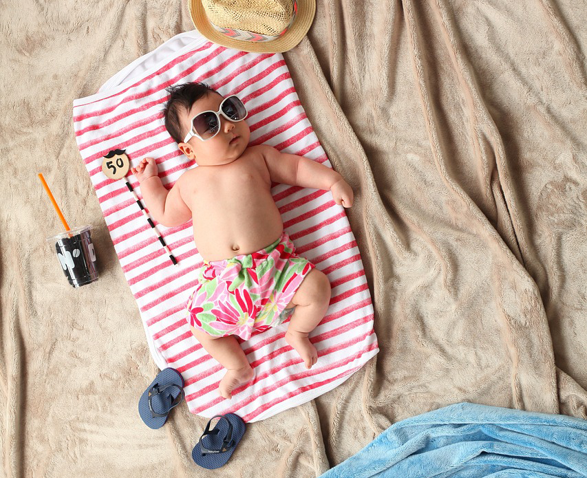 Voorkom uitdroging bij je baby in de zomer